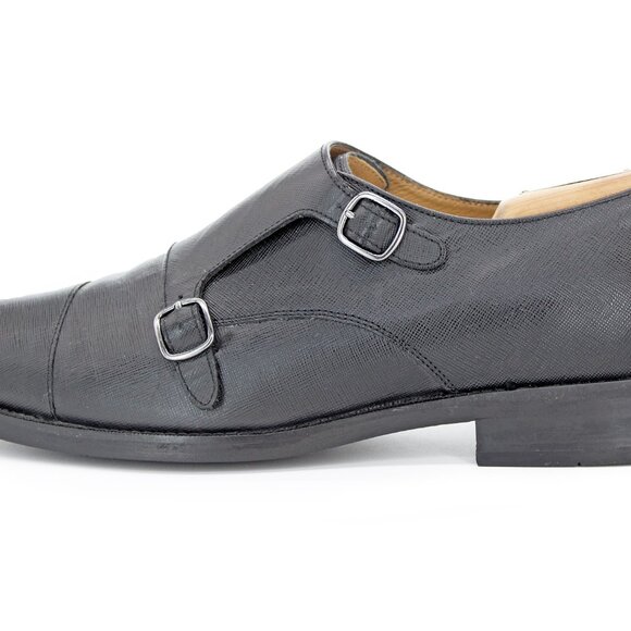 Cole Haan Grand.Os Men's Monk Strap ‘Harrison’ Black Cap Toe Oxford: Size 11 M - Picture 3 of 9